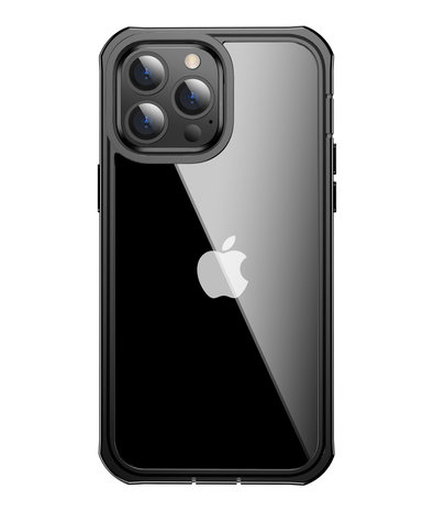 ShieldCase® ShieldCase Dreilagige Hülle iPhone 13 Pro (Transparent-Schwarz) ShieldCase® ShieldCase Dreilagige Hülle iPhone 13 Pro (Transparent-Schwarz)
