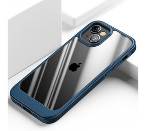 ShieldCase® iPhone 13 Mini Hülle TPU mit Rand (Blau/Transparent) ShieldCase® iPhone 13 Mini Hülle TPU mit Rand (Blau/Transparent)