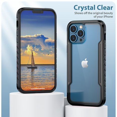 ShieldCase® ShieldCase iPhone 13 Pro Metal Shock Case (Schwarz) ShieldCase® ShieldCase iPhone 13 Pro Metal Shock Case (Schwarz)