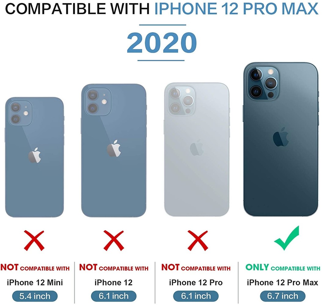 ShieldCase® ShieldCase Bumper Hülle iPhone 12 Pro Max (Transparent-Schwarz) ShieldCase® ShieldCase Bumper Hülle iPhone 12 Pro Max (Transparent-Schwarz)