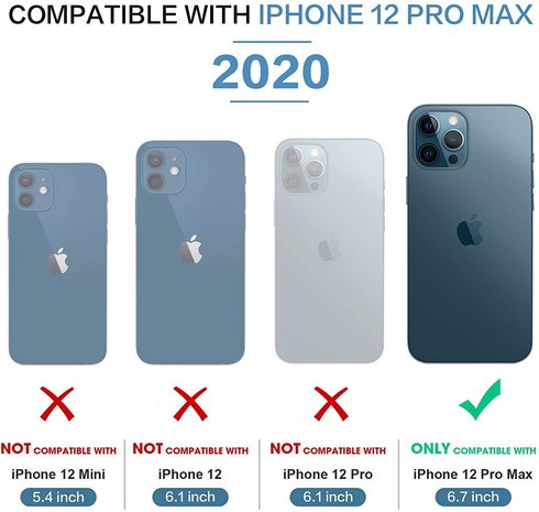ShieldCase® ShieldCase Bumper Hülle iPhone 12 Pro Max (Transparent-Schwarz) ShieldCase® ShieldCase Bumper Hülle iPhone 12 Pro Max (Transparent-Schwarz)