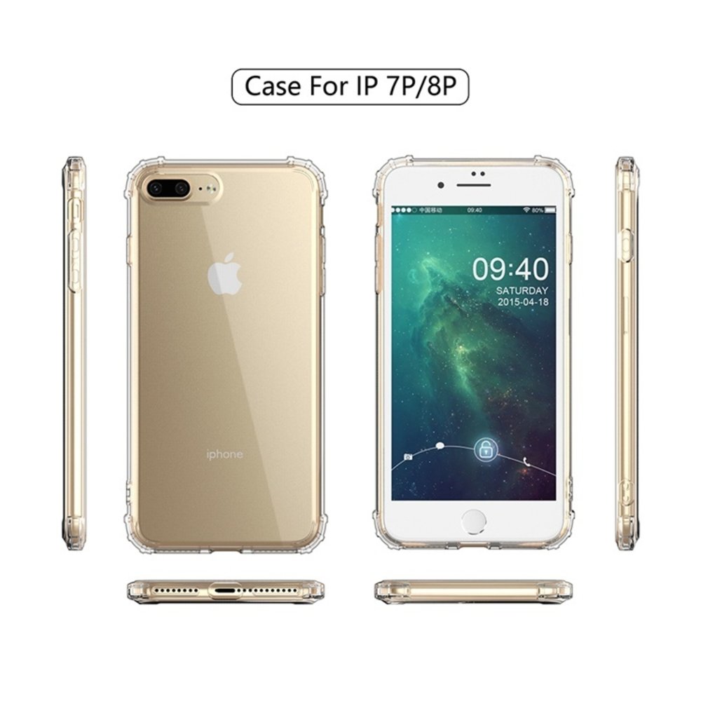 Ceezs Ceezs Shockproof TPU Hülle iPhone 7/8 Plus (Transparent) Ceezs Ceezs Shockproof TPU Hülle iPhone 7/8 Plus (Transparent)