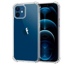 Ceezs Stoßfeste TPU-Hülle iPhone 12/12 Pro (Transparent)