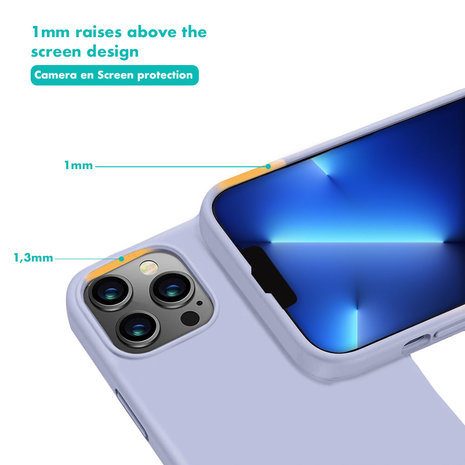 ShieldCase® ShieldCase iPhone 13 Pro Silikonhülle (Lila) ShieldCase® ShieldCase iPhone 13 Pro Silikonhülle (Lila)