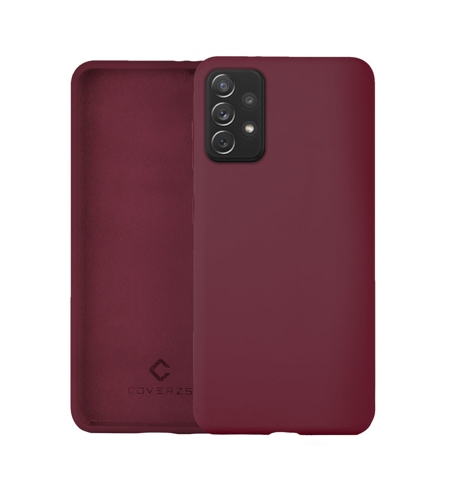 Coverzs Coverzs Luxus Liquid Silikon Case Samsung Galaxy A72 (Aubergine) Coverzs Coverzs Luxus Liquid Silikon Case Samsung Galaxy A72 (Aubergine)