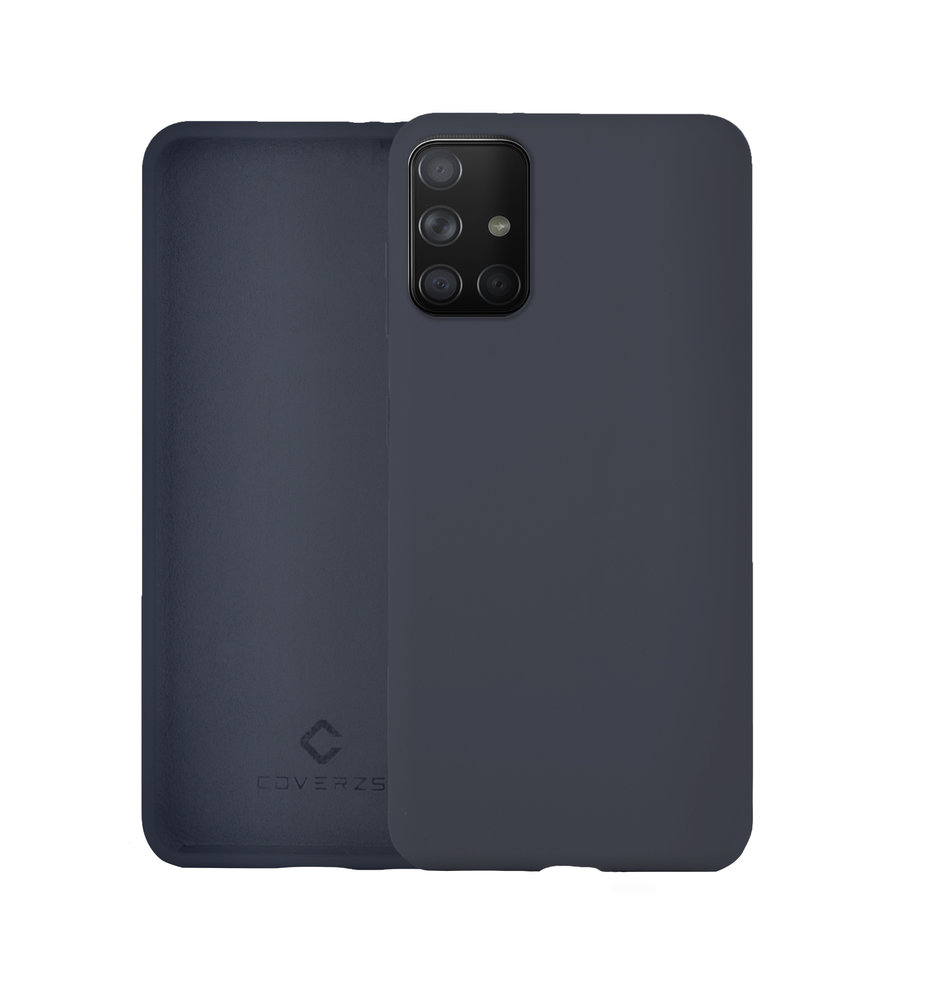 Coverzs Coverzs Luxus Liquid Silikon Case Samsung Galaxy A71 (Dunkelblau) Coverzs Coverzs Luxus Liquid Silikon Case Samsung Galaxy A71 (Dunkelblau)