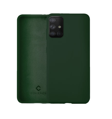 Coverzs Coverzs Luxus Liquid Silikon Case Samsung Galaxy A51 (Dunkelgrün) Coverzs Coverzs Luxus Liquid Silikon Case Samsung Galaxy A51 (Dunkelgrün)