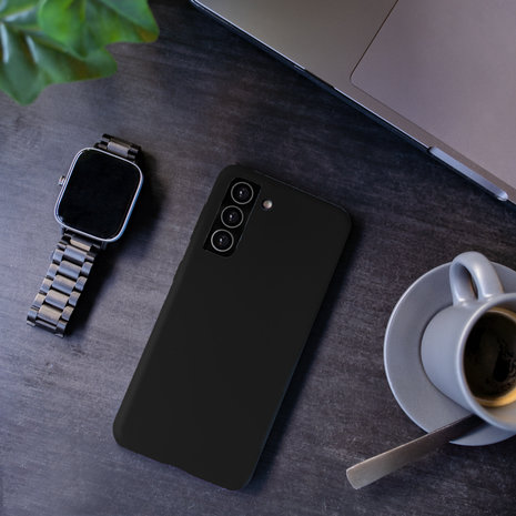 Coverzs Coverzs Luxus Liquid Silikon Case Samsung Galaxy A72 (Schwarz) Coverzs Coverzs Luxus Liquid Silikon Case Samsung Galaxy A72 (Schwarz)