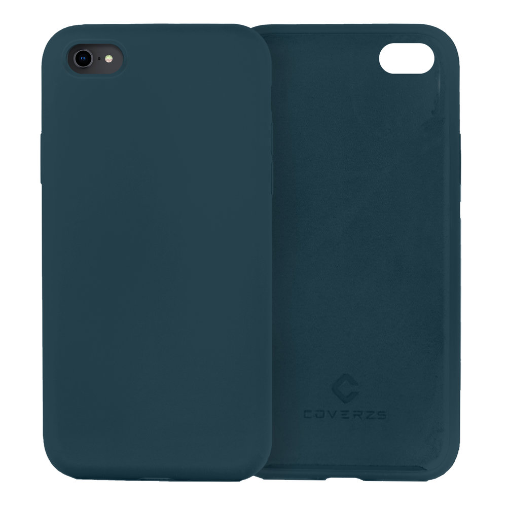 Coverzs Coverzs Luxus Liquid Silikon Case iPhone 7/8 (Dunkelblau) Coverzs Coverzs Luxus Liquid Silikon Case iPhone 7/8 (Dunkelblau)