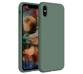Coverzs Luxus Liquid Silikon Case iPhone X / Xs (Kieferngrün) Coverzs Luxus Liquid Silikon Case iPhone X / Xs (Kieferngrün)