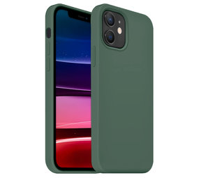 Coverzs Luxus Liquid Silikon Case iPhone 12 (Kieferngrün) Coverzs Luxus Liquid Silikon Case iPhone 12 (Kieferngrün)