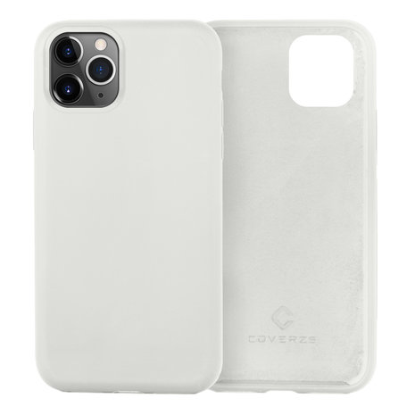 Coverzs Coverzs Luxus Liquid Silikon Case iPhone 12 Pro Max (Weiß) Coverzs Coverzs Luxus Liquid Silikon Case iPhone 12 Pro Max (Weiß)