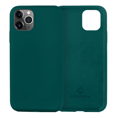 Coverzs Coverzs Luxus Liquid Silikon Case iPhone 12 Pro Max (Dunkelgrün) Coverzs Coverzs Luxus Liquid Silikon Case iPhone 12 Pro Max (Dunkelgrün)
