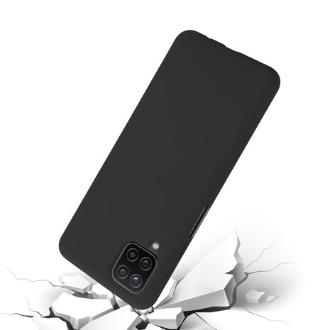 ShieldCase® Shieldcase Silikonhülle Samsung Galaxy A12 (Schwarz) ShieldCase® Shieldcase Silikonhülle Samsung Galaxy A12 (Schwarz)