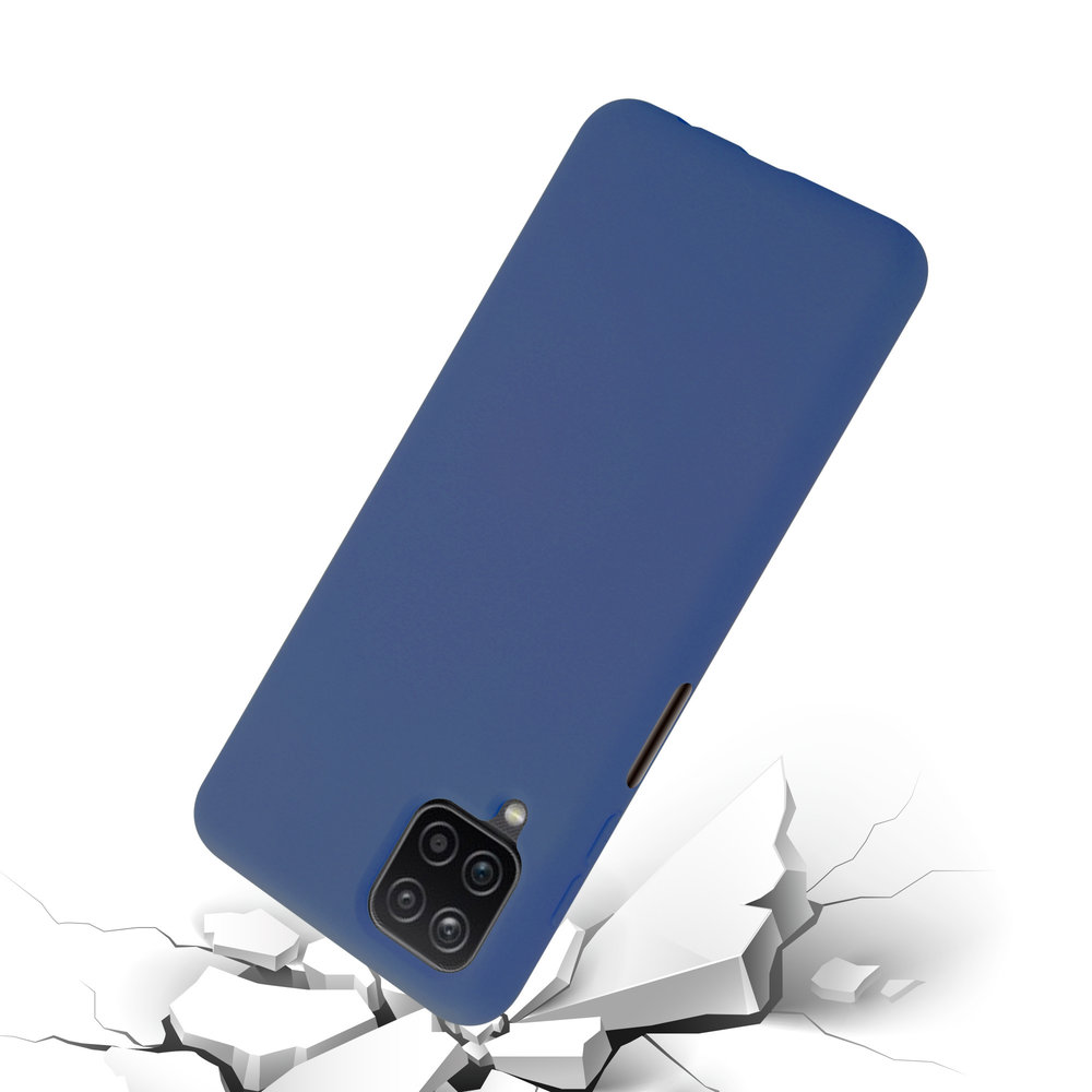 ShieldCase® Shieldcase Silikonhülle Samsung Galaxy A12 (Blau) ShieldCase® Shieldcase Silikonhülle Samsung Galaxy A12 (Blau)