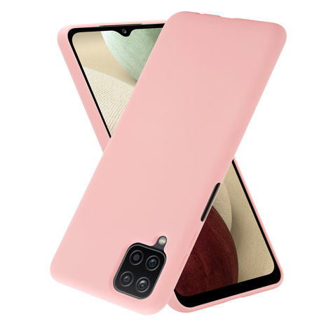 ShieldCase® Shieldcase Silikonhülle Samsung Galaxy A12 (Rosa) ShieldCase® Shieldcase Silikonhülle Samsung Galaxy A12 (Rosa)