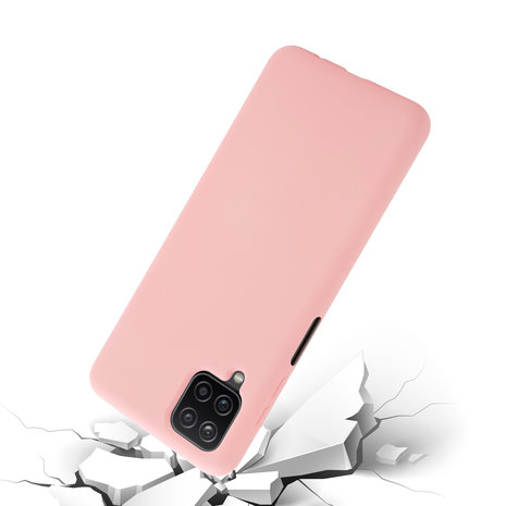 ShieldCase® Shieldcase Silikonhülle Samsung Galaxy A12 (Rosa) ShieldCase® Shieldcase Silikonhülle Samsung Galaxy A12 (Rosa)