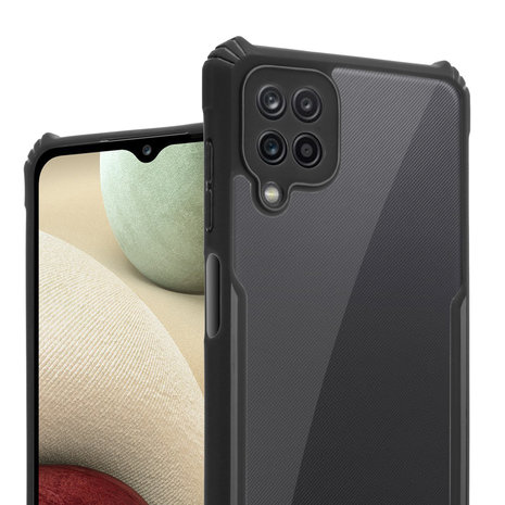 ShieldCase® Schutzhülle Samsung Galaxy A12 Bumper Case (Schwarz) ShieldCase® Schutzhülle Samsung Galaxy A12 Bumper Case (Schwarz)