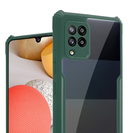 ShieldCase® Schutzhülle Samsung Galaxy A42 Bumper Case (Grün)