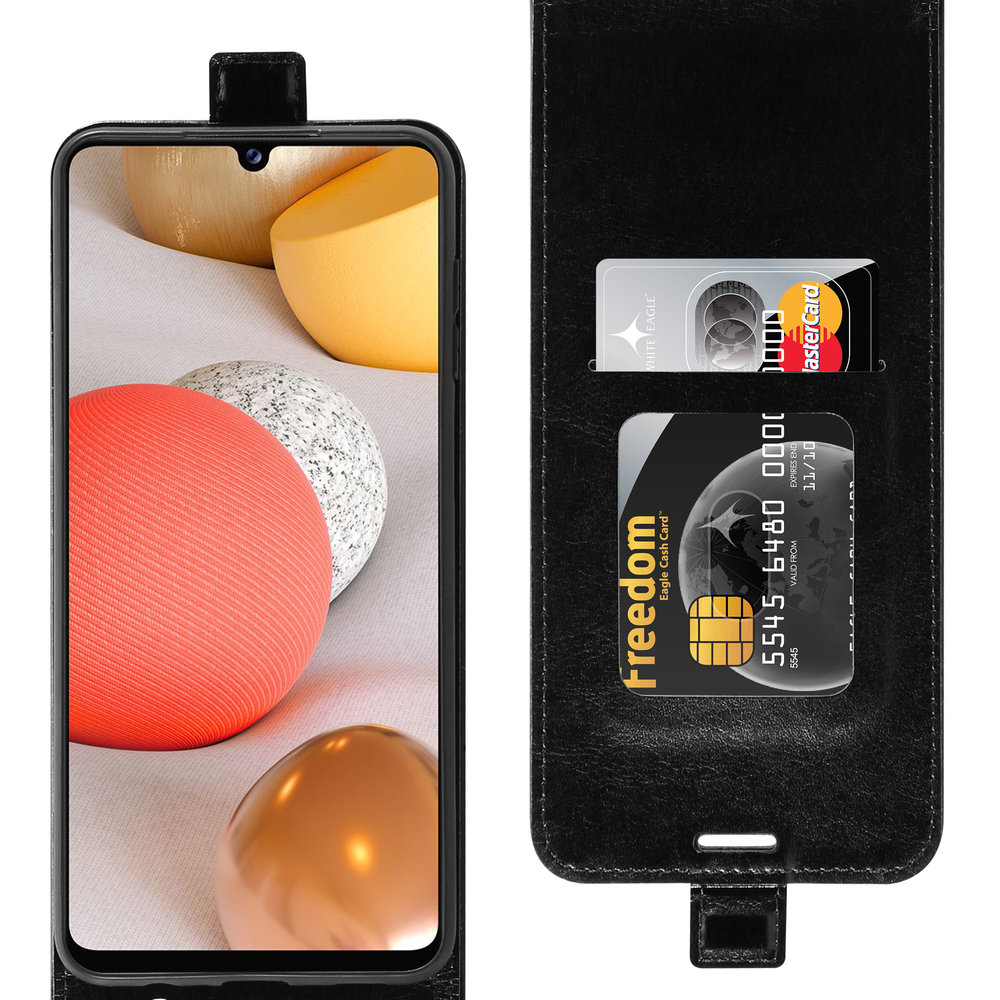 ShieldCase® Shieldcase Samsung Galaxy A42 5G Flip-Case (Schwarzes Leder) ShieldCase® Shieldcase Samsung Galaxy A42 5G Flip-Case (Schwarzes Leder)