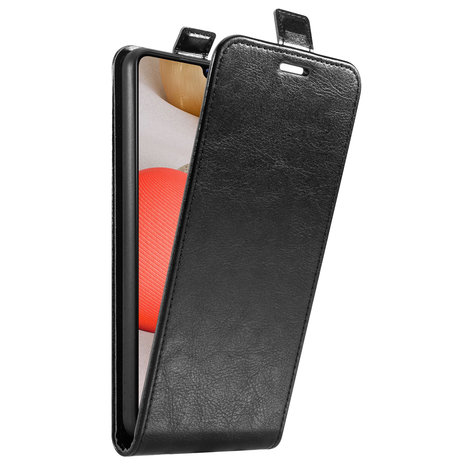 ShieldCase® Shieldcase Samsung Galaxy A42 5G Flip-Case (Schwarzes Leder) ShieldCase® Shieldcase Samsung Galaxy A42 5G Flip-Case (Schwarzes Leder)