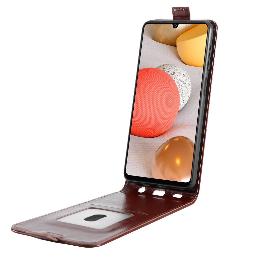 ShieldCase® Shieldcase Samsung Galaxy A42 5G Flip-Case (Braunes Leder) ShieldCase® Shieldcase Samsung Galaxy A42 5G Flip-Case (Braunes Leder)
