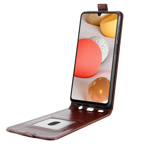 ShieldCase® Shieldcase Samsung Galaxy A42 5G Flip-Case (Braunes Leder) ShieldCase® Shieldcase Samsung Galaxy A42 5G Flip-Case (Braunes Leder)