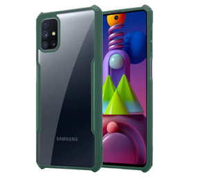 ShieldCase® Samsung Galaxy M51 Shock Case mit farbigen Bumpern (Grün) ShieldCase® Samsung Galaxy M51 Shock Case mit farbigen Bumpern (Grün)