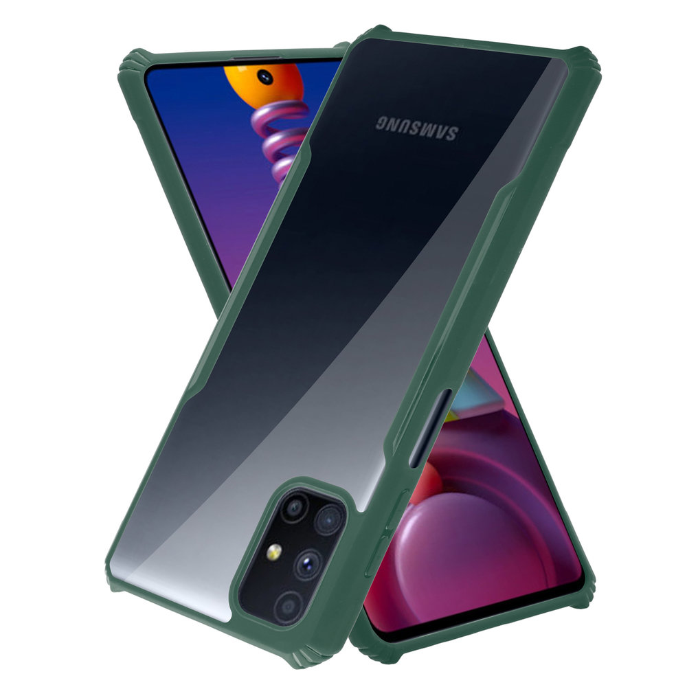 ShieldCase® Shieldcase Samsung Galaxy M51 Shock Case mit farbigen Bumpern (Grün) ShieldCase® Shieldcase Samsung Galaxy M51 Shock Case mit farbigen Bumpern (Grün)