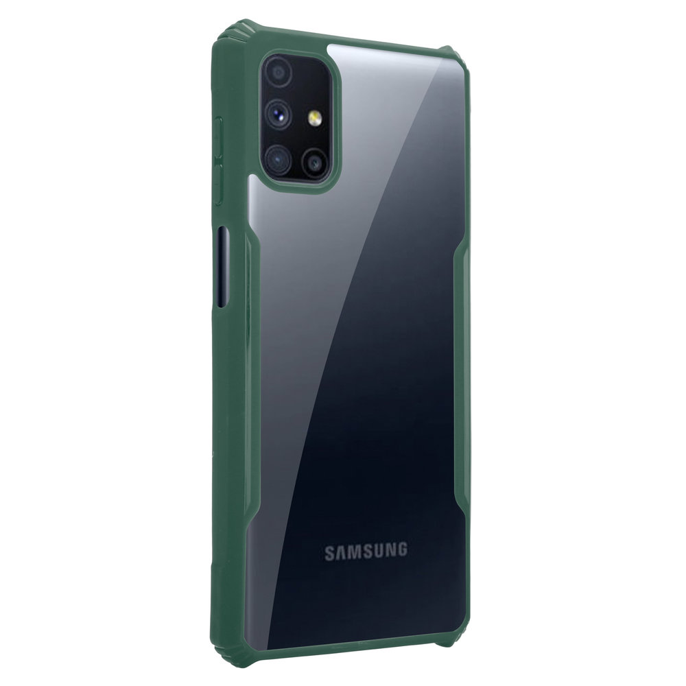 ShieldCase® Shieldcase Samsung Galaxy M51 Shock Case mit farbigen Bumpern (Grün) ShieldCase® Shieldcase Samsung Galaxy M51 Shock Case mit farbigen Bumpern (Grün)