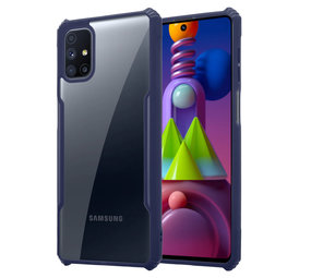 ShieldCase® Samsung Galaxy M51 Shock Case mit farbigen Bumpern (Blau) ShieldCase® Samsung Galaxy M51 Shock Case mit farbigen Bumpern (Blau)
