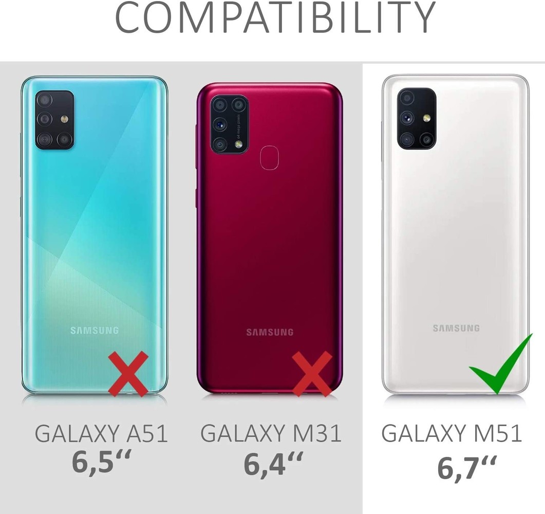 ShieldCase® Shieldcase Samsung Galaxy M51 Shock Case mit farbigen Bumpern (Rot) ShieldCase® Shieldcase Samsung Galaxy M51 Shock Case mit farbigen Bumpern (Rot)