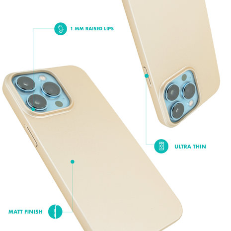 ShieldCase® ShieldCase Ultradünne Hülle iPhone 13 Pro Max (Gold) ShieldCase® ShieldCase Ultradünne Hülle iPhone 13 Pro Max (Gold)