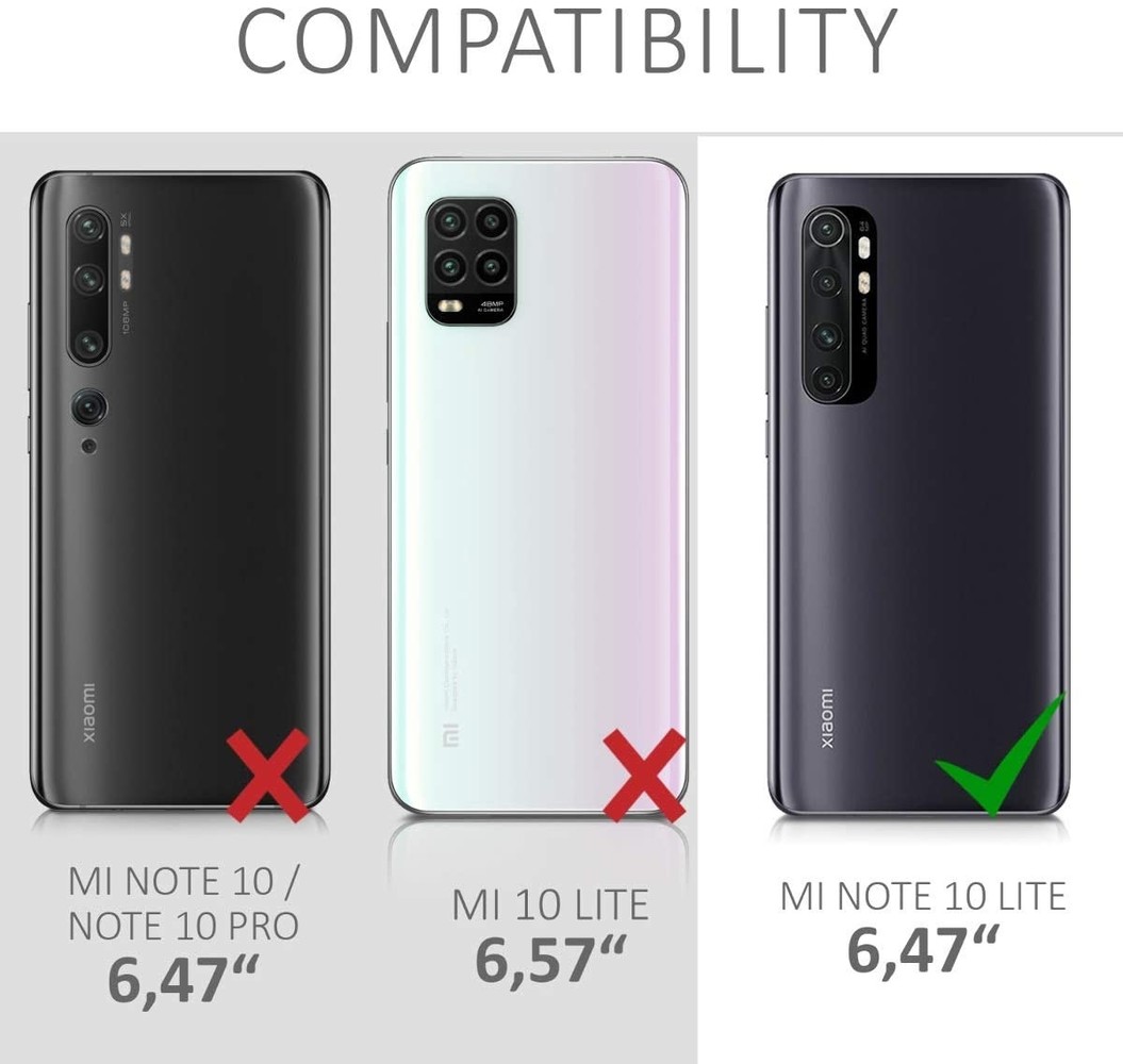 ShieldCase® ShieldCase Xiaomi Mi Note 10 Lite Displayschutzfolie (Kunststofffolie) ShieldCase® ShieldCase Xiaomi Mi Note 10 Lite Displayschutzfolie (Kunststofffolie)