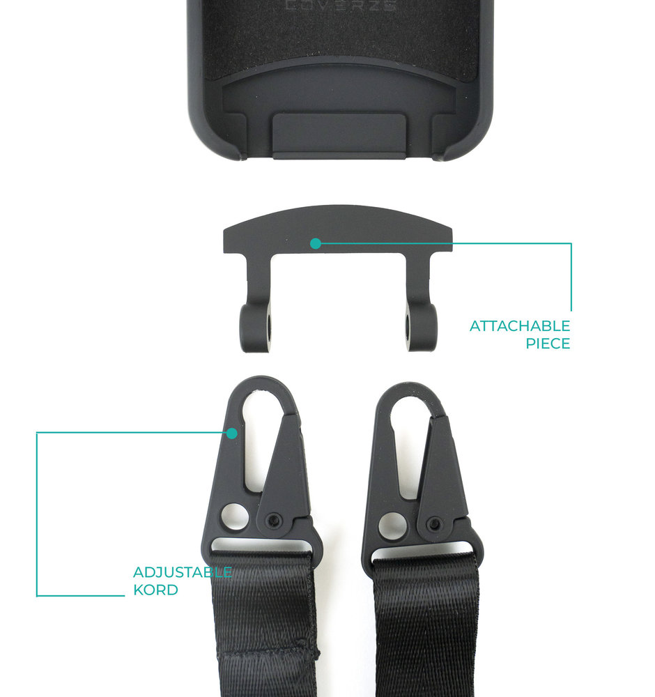 Coverzs Coverzs Silikonhülle mit dicker Band iPhone 7/8/SE2020 (Schwarz) Coverzs Coverzs Silikonhülle mit dicker Band iPhone 7/8/SE2020 (Schwarz)