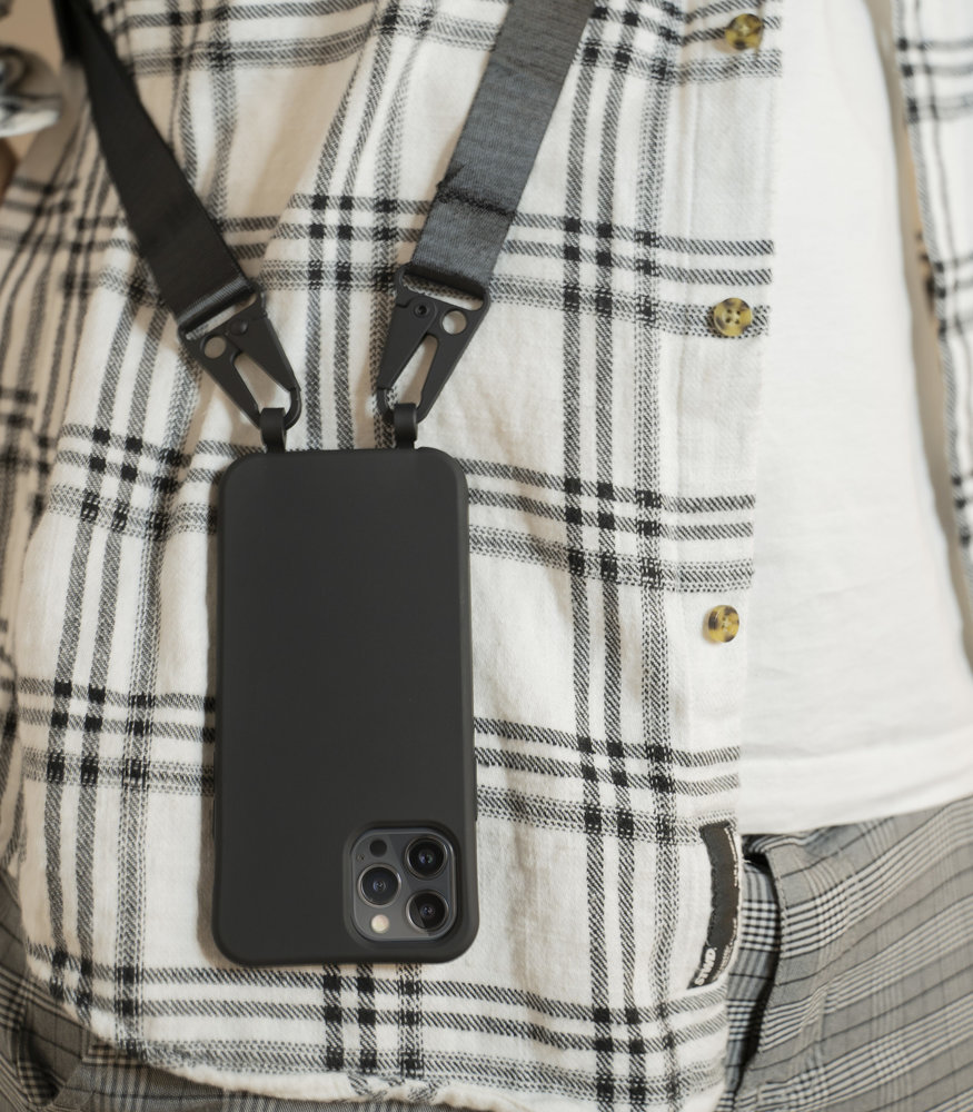 Coverzs Coverzs Silikonhülle mit dicker Band iPhone X/Xs (Schwarz) Coverzs Coverzs Silikonhülle mit dicker Band iPhone X/Xs (Schwarz)