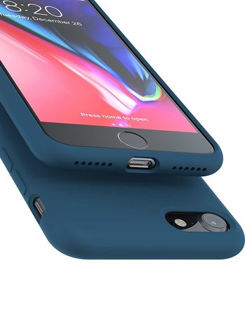 ShieldCase® Shieldcase Silikonhülle iPhone SE 2020 (Blau) ShieldCase® Shieldcase Silikonhülle iPhone SE 2020 (Blau)