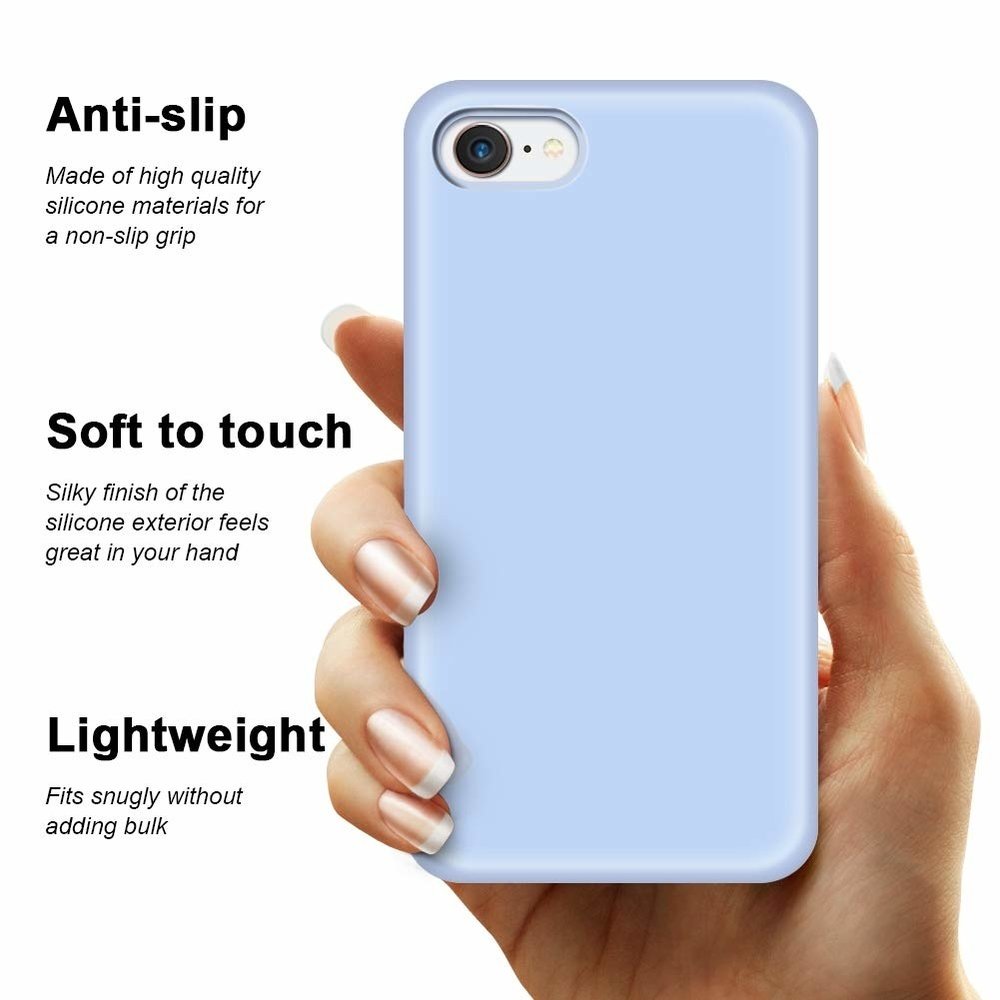 ShieldCase® Shieldcase Silikonhülle iPhone SE 2020 (Lila) ShieldCase® Shieldcase Silikonhülle iPhone SE 2020 (Lila)