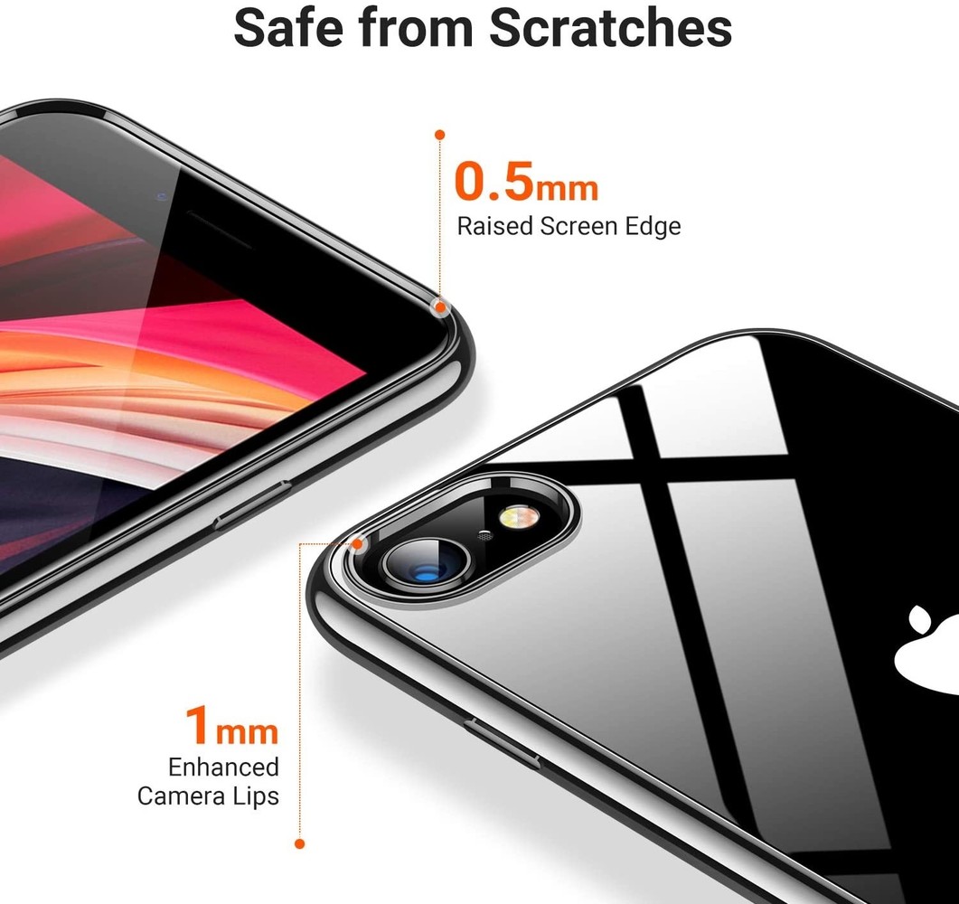 ShieldCase® ShieldCase Metallic Bumper Case iPhone SE 2020 (Schwarz) ShieldCase® ShieldCase Metallic Bumper Case iPhone SE 2020 (Schwarz)