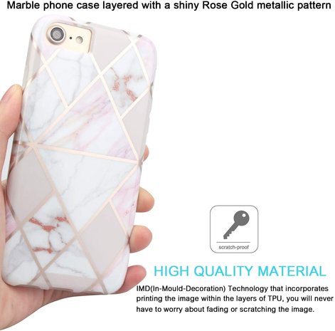 ShieldCase® ShieldCase iPhone SE 2020 Hülle Marmormuster ShieldCase® ShieldCase iPhone SE 2020 Hülle Marmormuster