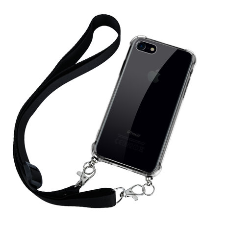 ShieldCase® ShieldCase Shock Case mit Schwarzem Schlüsselband iPhone SE 2020 ShieldCase® ShieldCase Shock Case mit Schwarzem Schlüsselband iPhone SE 2020