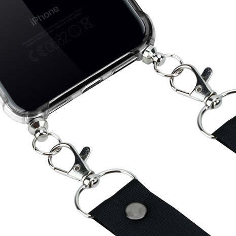 ShieldCase® ShieldCase Shock Case mit Schwarzem Schlüsselband iPhone SE 2020 ShieldCase® ShieldCase Shock Case mit Schwarzem Schlüsselband iPhone SE 2020