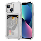 ShieldCase® ShieldCase iPhone 13 TPU Hülle mit Kartenfach (Transparent)