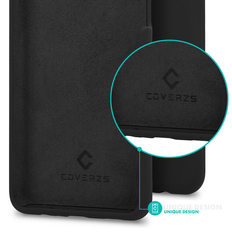 Coverzs Coverzs Luxus Liquid Silikon Hülle Samsung Galaxy A52s (Schwarz) Coverzs Coverzs Luxus Liquid Silikon Hülle Samsung Galaxy A52s (Schwarz)