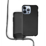 Coverzs Silikonhülle mit Band iPhone 13 Pro (Schwarz)