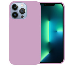 Ceezs iPhone 13 Pro Max Hülle Silikon Violett