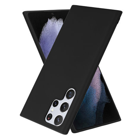 ShieldCase® Shieldcase Samsung Galaxy S22 Ultra Silikonhülle (Schwarz) ShieldCase® Shieldcase Samsung Galaxy S22 Ultra Silikonhülle (Schwarz)