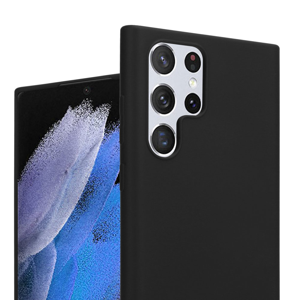 ShieldCase® Shieldcase Samsung Galaxy S22 Ultra Silikonhülle (Schwarz) ShieldCase® Shieldcase Samsung Galaxy S22 Ultra Silikonhülle (Schwarz)