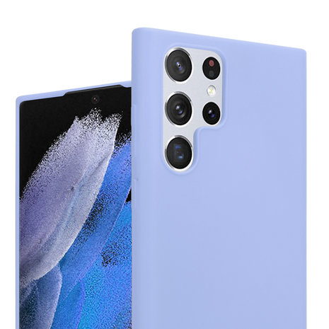 ShieldCase® Shieldcase Samsung Galaxy S22 Ultra Silikonhülle (Lila) ShieldCase® Shieldcase Samsung Galaxy S22 Ultra Silikonhülle (Lila)