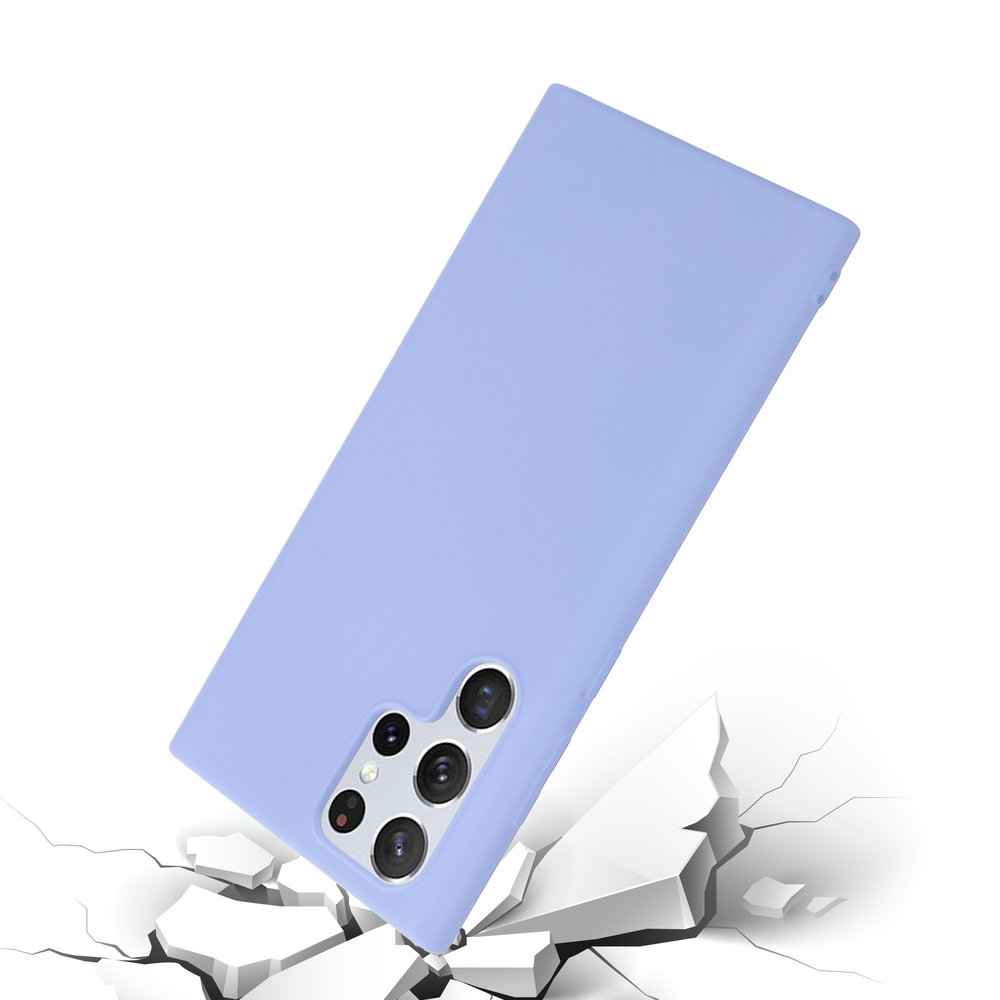 ShieldCase® Shieldcase Samsung Galaxy S22 Ultra Silikonhülle (Lila) ShieldCase® Shieldcase Samsung Galaxy S22 Ultra Silikonhülle (Lila)